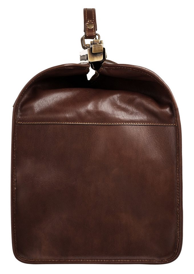 Piké Reisetasche LOMBARDIA GRANDE, echt Leder, Made in Italy Bild 3