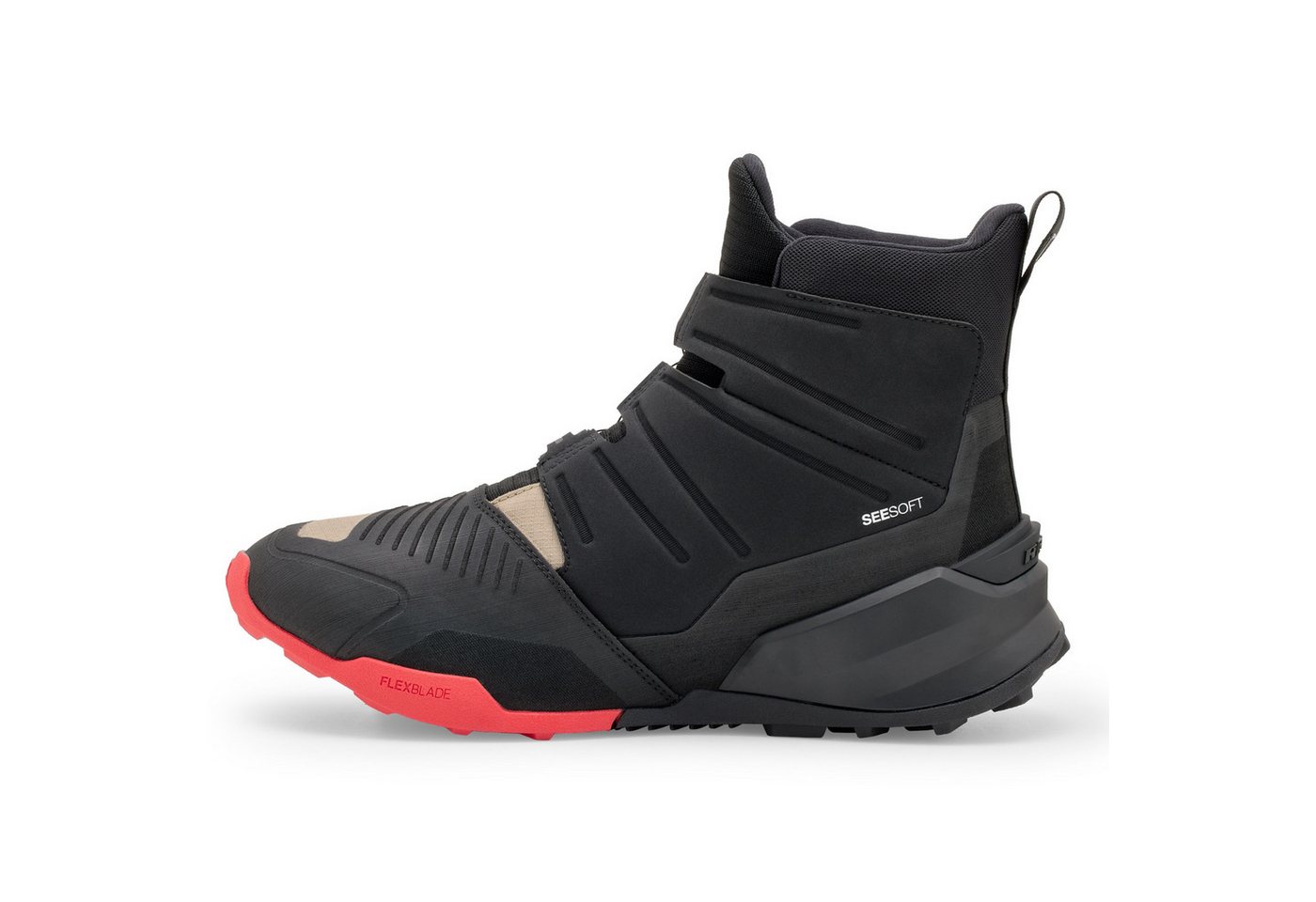 Revit Revit Undercut H2O Motorradschuhe Schwarz / Sand 45 Motorradstiefel (Packung, Antistatische und Öl- und Benzinfeste Sohle) motorradschuhe für herren