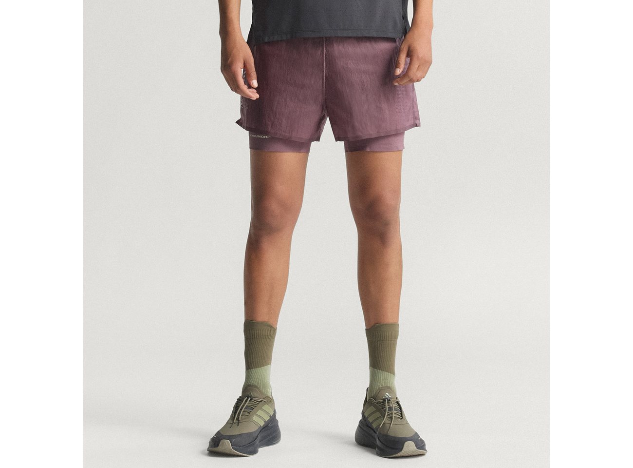 adidas Performance Laufshorts adidas H.Koumori ADI365 Herren 2 in 1 Short Shadow Bild 3