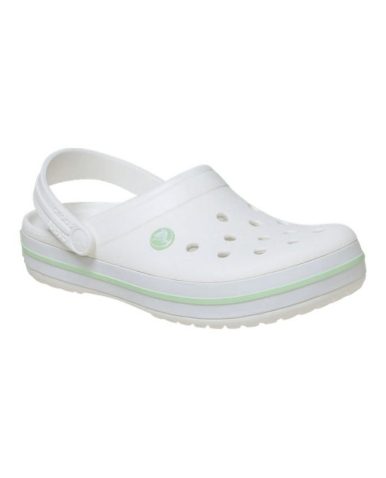 Crocs Sandale Crocband Clog weiss/grün Badeschuh Bild 2