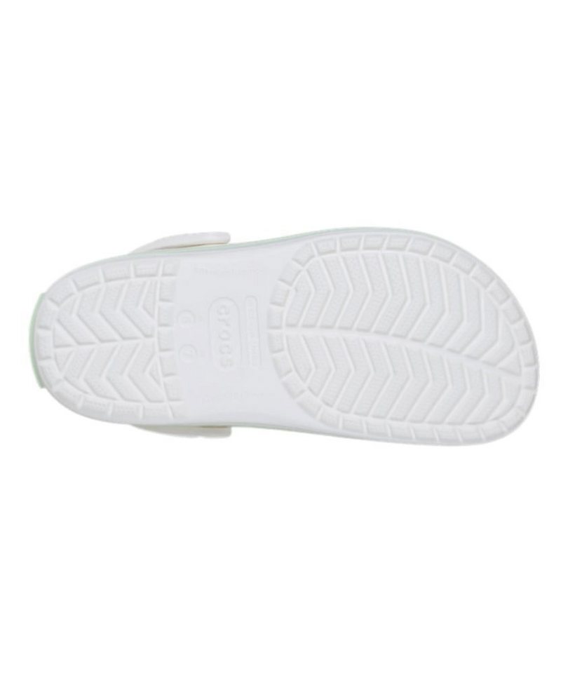 Crocs Sandale Crocband Clog weiss/grün Badeschuh Bild 4