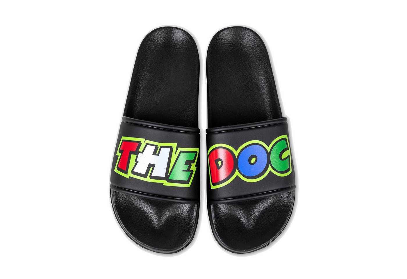 VR46 Valentino Rossi Badeschlappen "The Doc" - schwarz Badesandale Bild 2