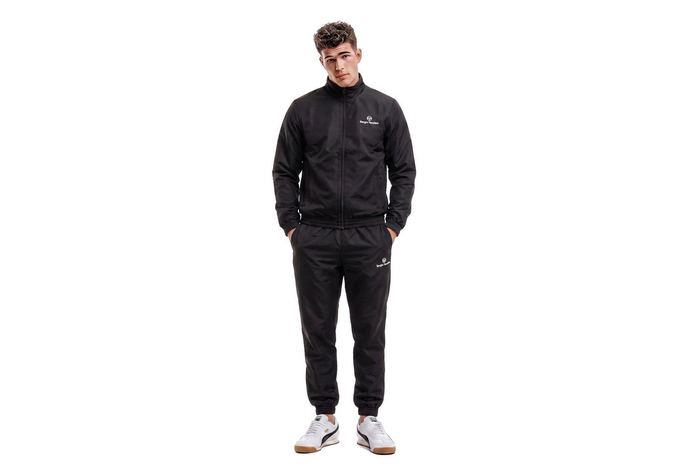 Sergio Tacchini Trainingsanzug Trainingsanzug Sergio Tacchini Carson (2-tlg., Jacke und Hose), Elastische Bündchen an Ärmeln, Saum und Beinabschlüssen Bild 5