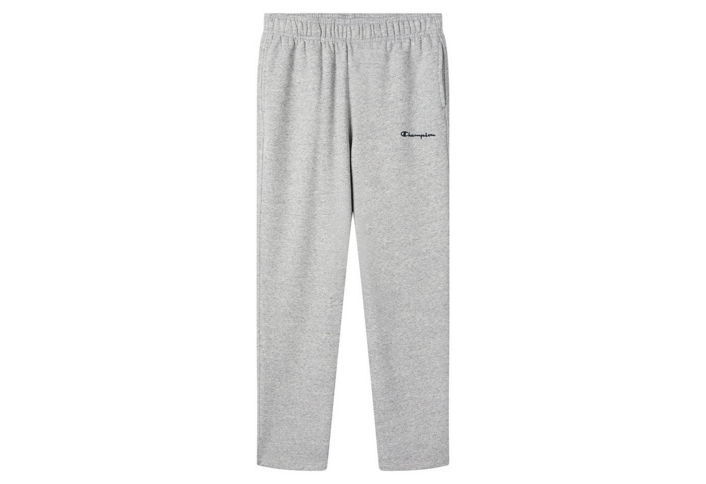 Champion Trainingshose Icons Herren Fleece-Hose mit geradem Saum Hellgrau Bild 4