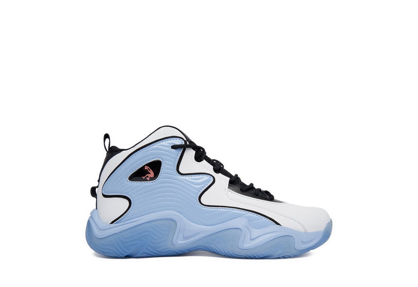 Shaq Shaq Herren Basketballschuhe 5907964139218 Weiß, Schwarz, Hellblau Basketballschuh Bild 2