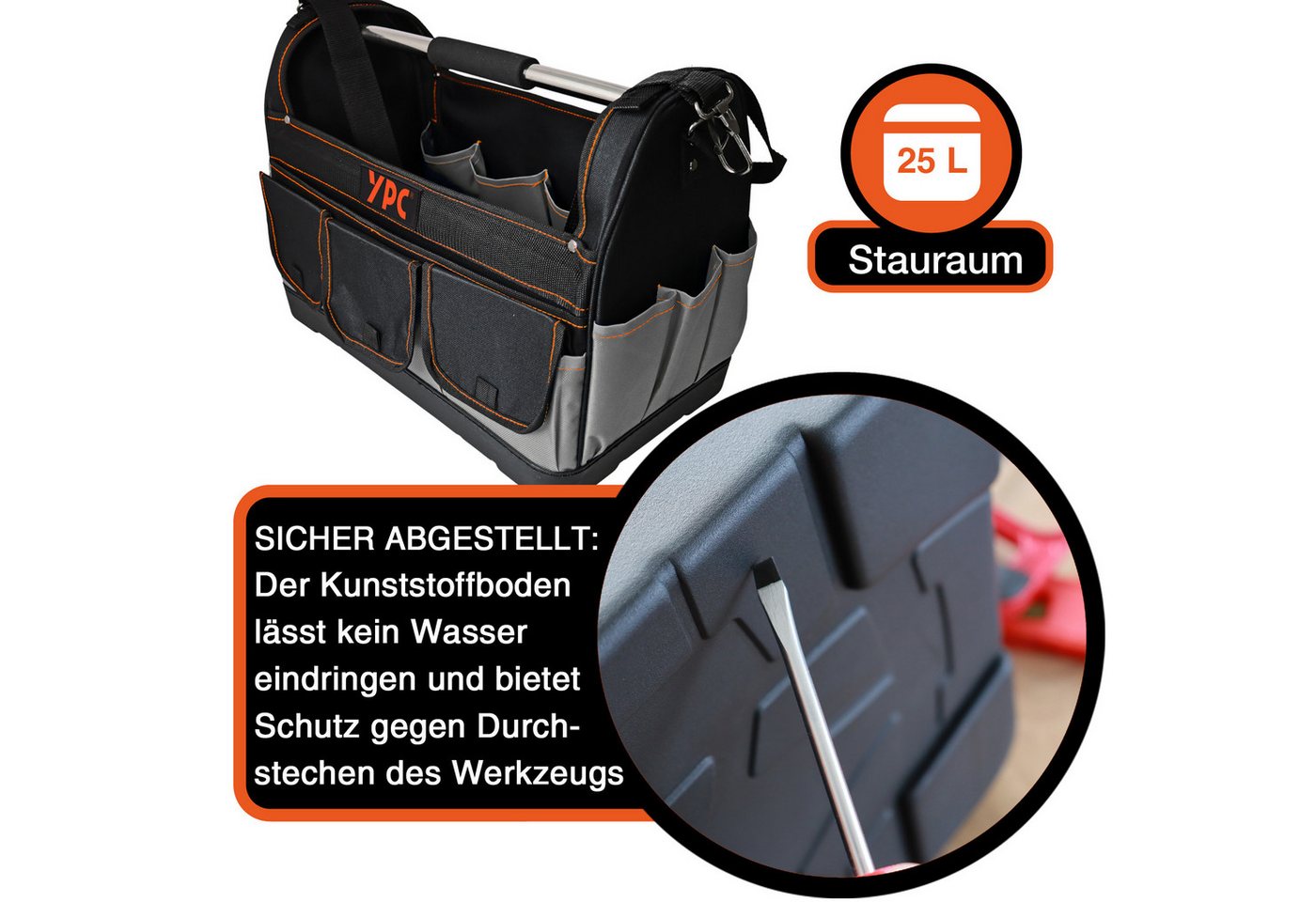 YPC Werkzeugtasche Pioneer Werkzeugkorb XXL, Werkzeugtasche, wasserdicht Bild 4