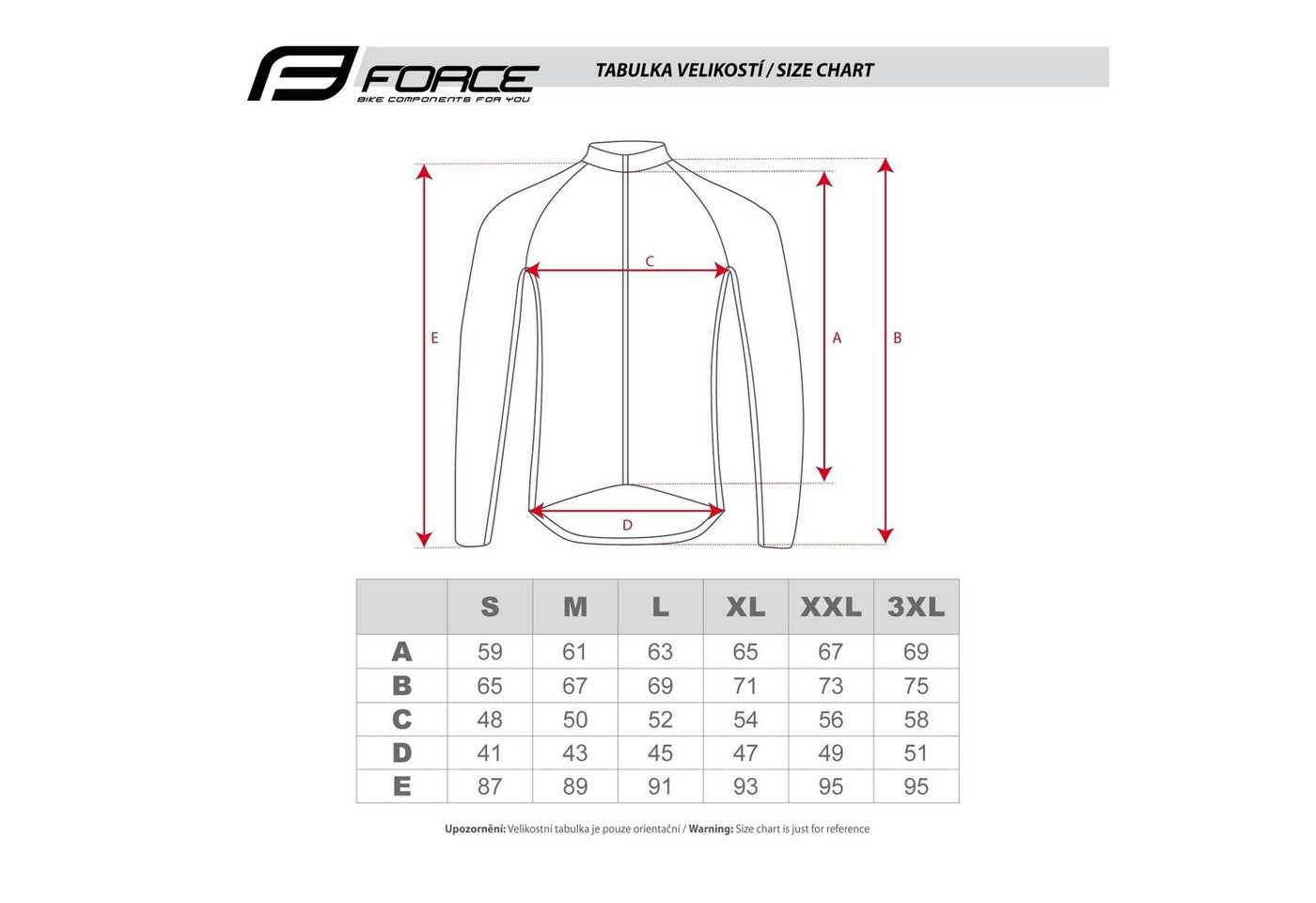 FORCE Fahrradjacke Jacke FORCE FLASH reflektierend +10 °C bis +15 °C *