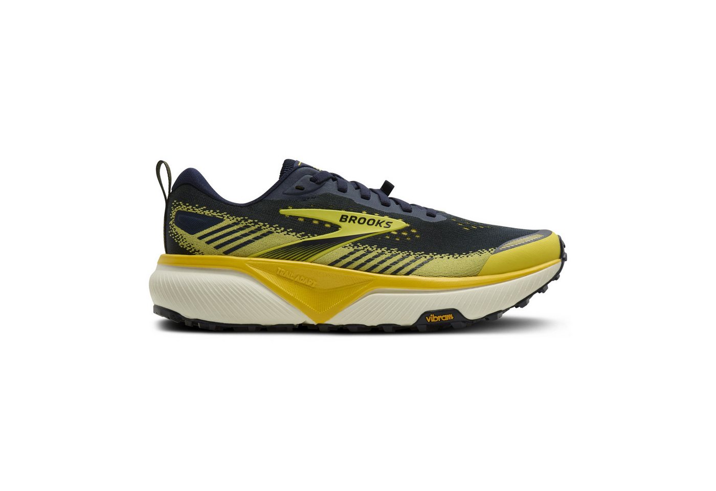 Brooks Cascadia 20 Herren All-Terrain-Laufschuh Navy/Cyber Yellow/Grey Laufschuh Bild 3