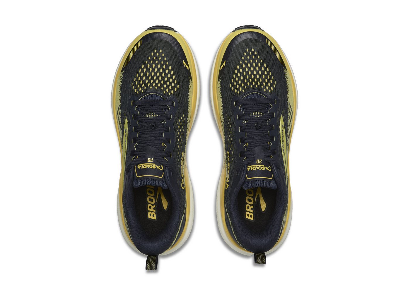 Brooks Cascadia 20 Herren All-Terrain-Laufschuh Navy/Cyber Yellow/Grey Laufschuh Bild 5