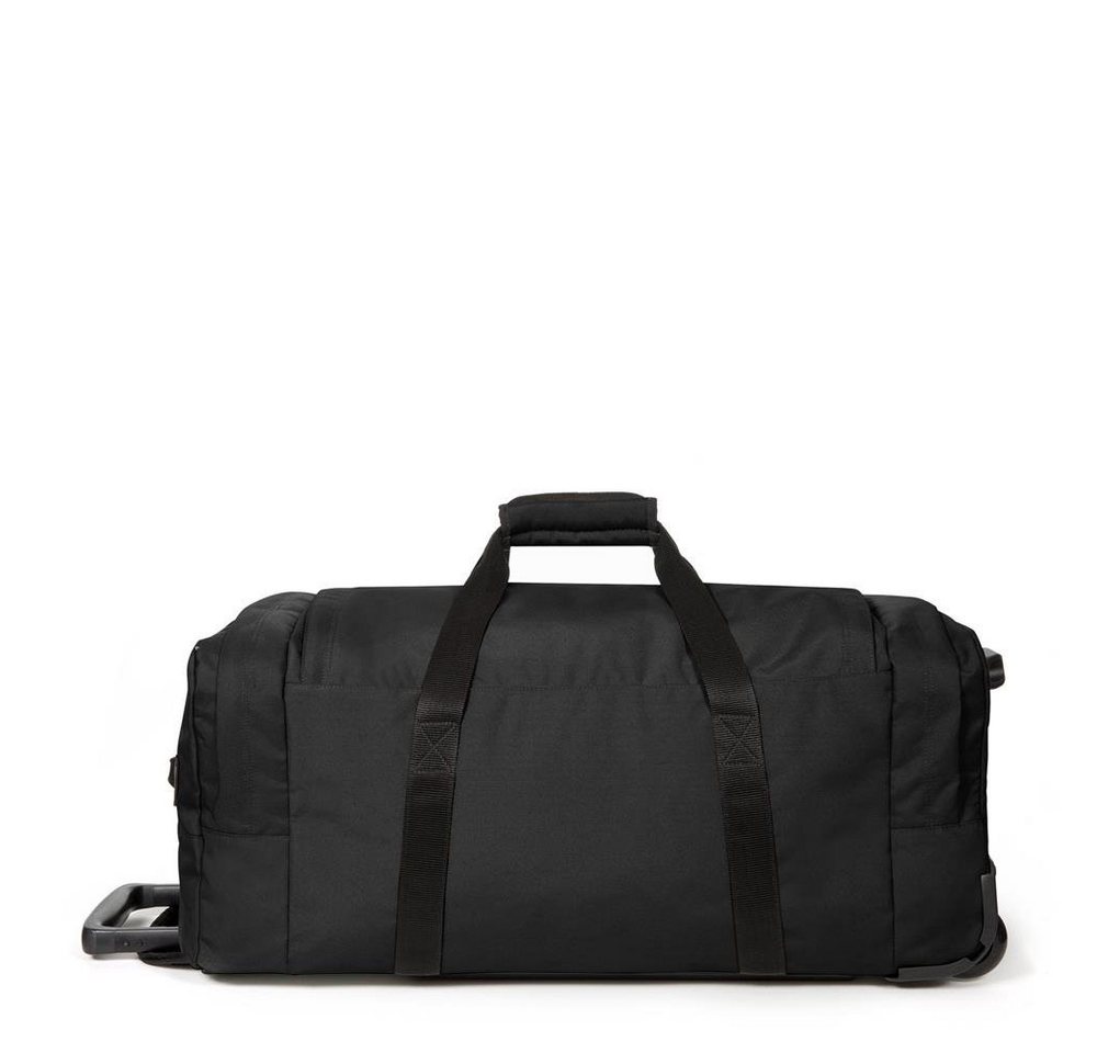Eastpak Reisetasche Leatherface M +, Black, mit Tragegriffe, Rollsystem, Schwarz, 69 Liter