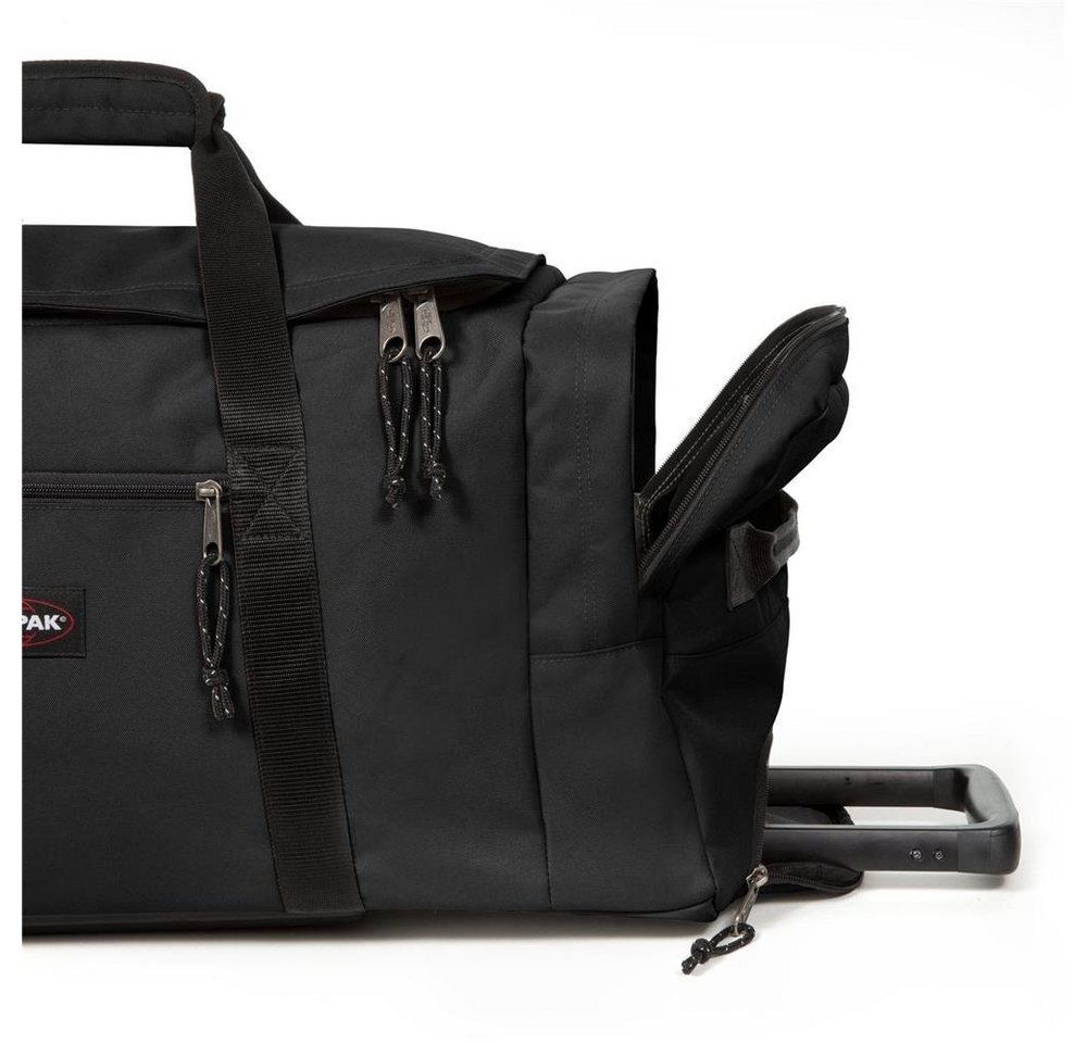 Eastpak Reisetasche Leatherface M +, Black, mit Tragegriffe, Rollsystem, Schwarz, 69 Liter Bild 3