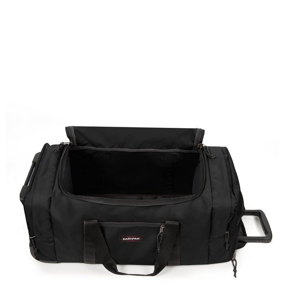 Eastpak Reisetasche Leatherface M +, Black, mit Tragegriffe, Rollsystem, Schwarz, 69 Liter Bild 4