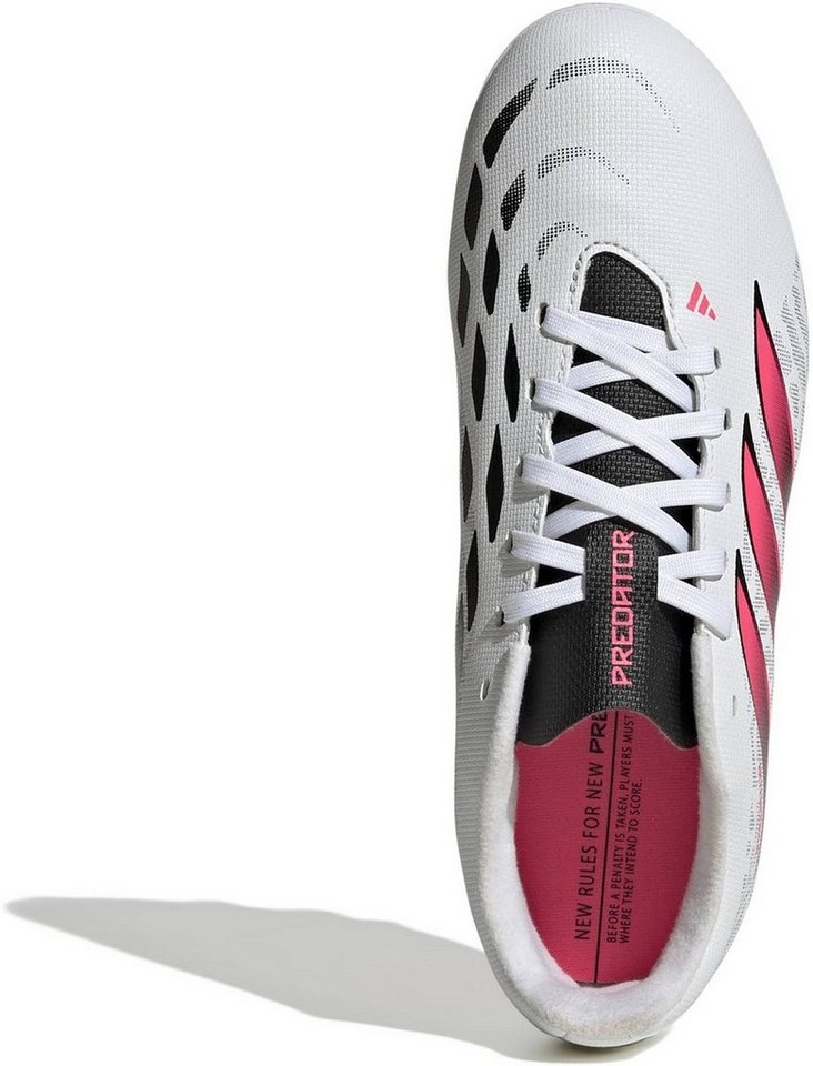 adidas Sportswear Predator Club Kids Fußballschuh FG/MG White/Solar Turbo/Black Fußballschuh Bild 3