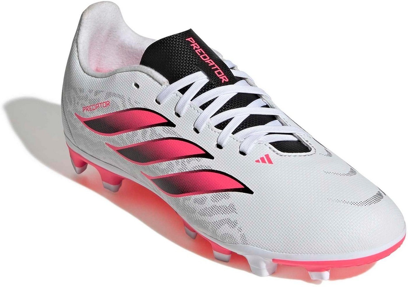 adidas Sportswear Predator Club Kids Fußballschuh FG/MG White/Solar Turbo/Black Fußballschuh Bild 5