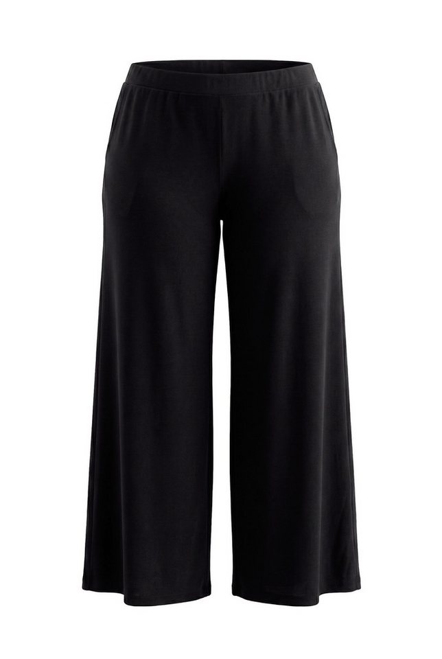 Ulla Popken Funktionshose Jersey-Marlenehose extraweites Bein Elastikbund Bild 3