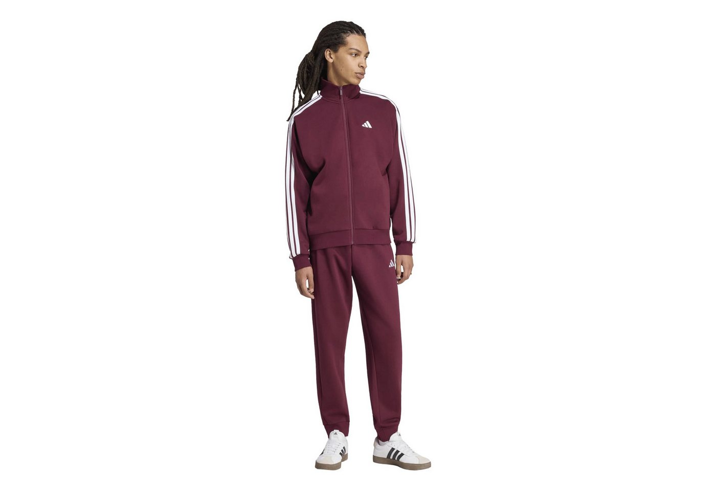 adidas Performance Trainingsanzug adidas Herren Trainingsanzug 3-Stripes Fleece Tracksuit Bild 4