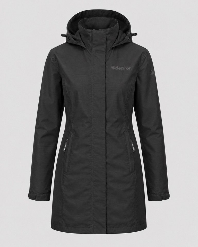 DEPROC Active Outdoorjacke LAVAL LONG WOMEN Longjacke, Funktionsmantel, Wanderjacke auch in Großen Größen erhältlich