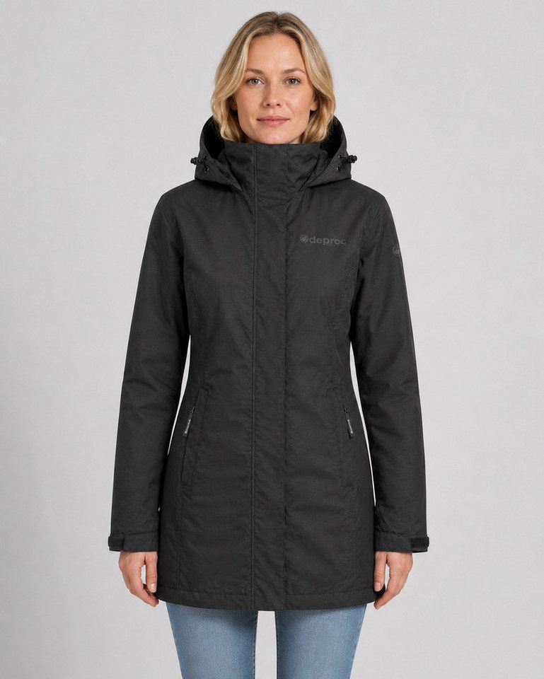 DEPROC Active Outdoorjacke LAVAL LONG WOMEN Longjacke, Funktionsmantel, Wanderjacke auch in Großen Größen erhältlich Bild 4