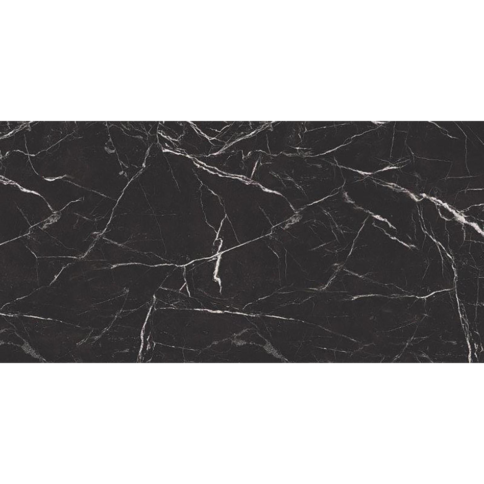 Wellker Fliesen Fresnillo Anthrazit glasiert glänzend rektifiziert Stärke 9 mm, 60x120 cm, 1 Pack