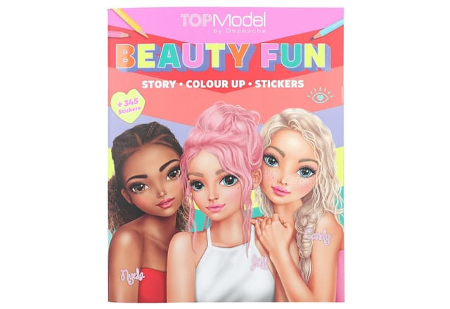 Topmodel Colouring Book