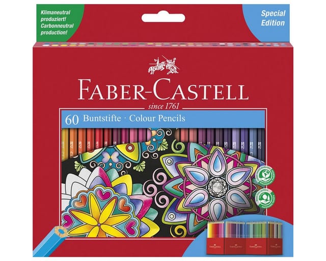 Faber-Castell Castle Colored pencils box of 60 pcs