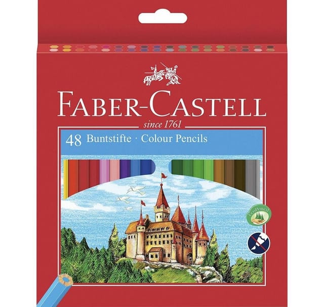 Faber-Castell Buntstift Castle 48er Kartonetui