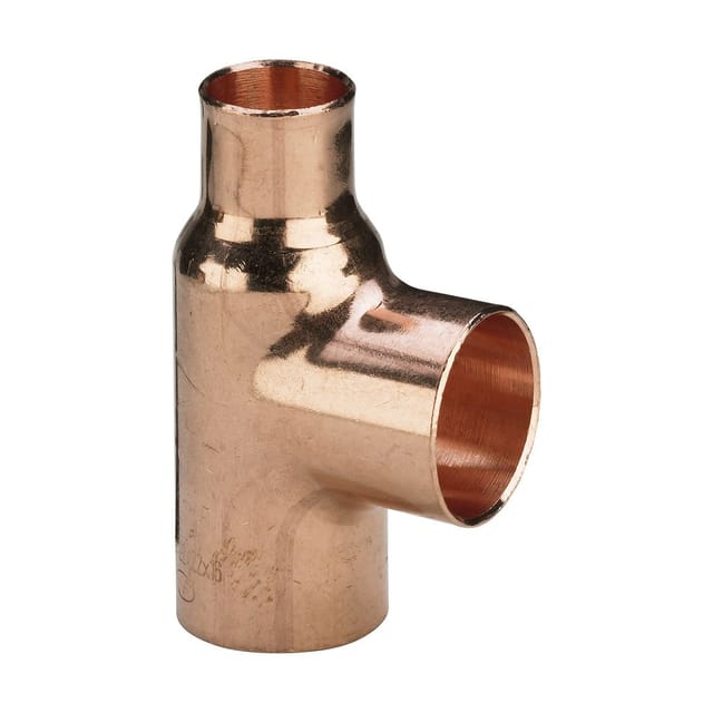 Viega t-piece 18 x 18 x 12 mm copper