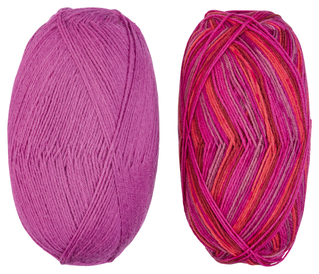 CRELANDO® 4-fädige Sockenwolle „Anika“ / 6-fädige Sockenwolle „Verena"" / Flausch-Sockengarn „Celina“ (Anika/pink/rosa)