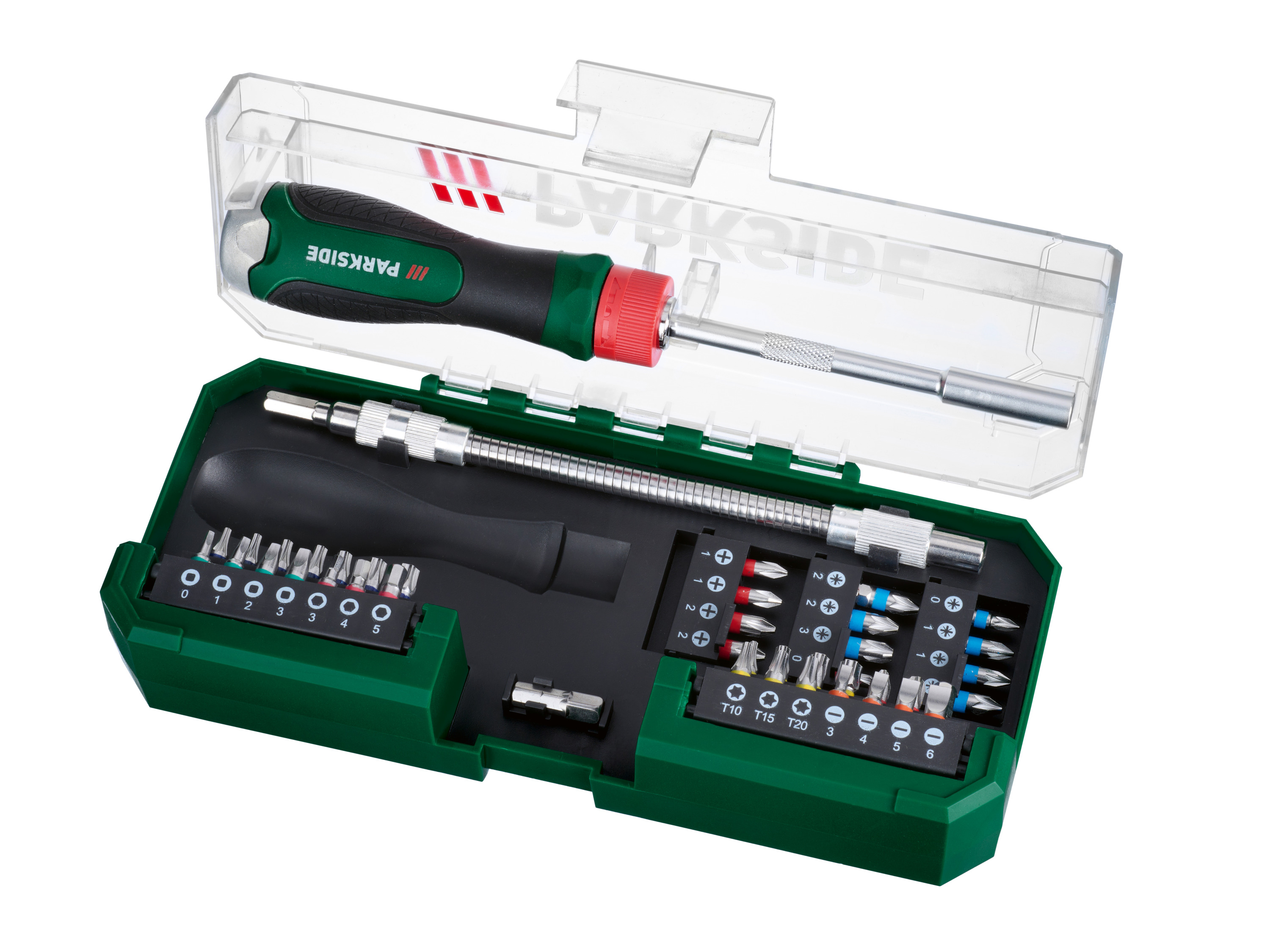PARKSIDE® Ratschenschraubendreher-Bit-Set, 43-teilig Bild 2