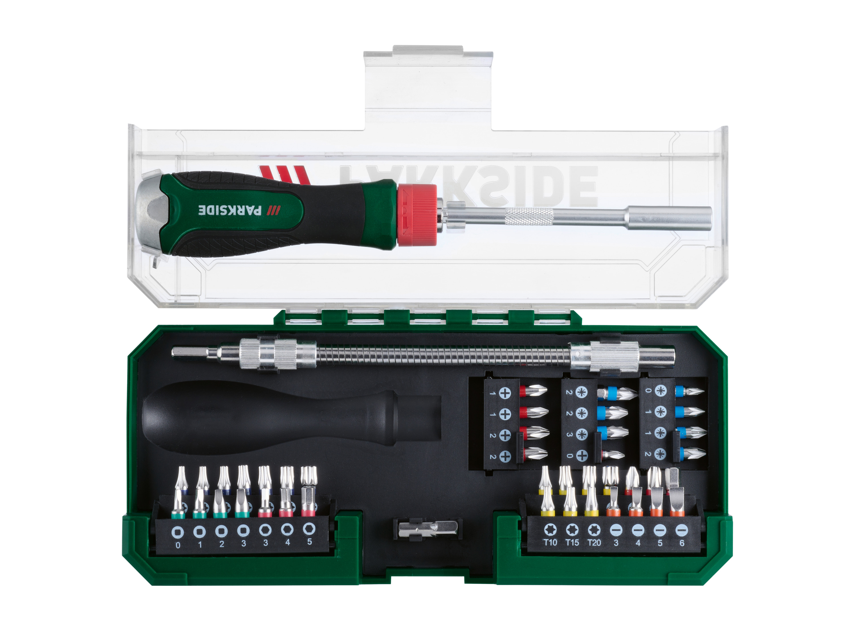 PARKSIDE® Ratschenschraubendreher-Bit-Set, 43-teilig Bild 3