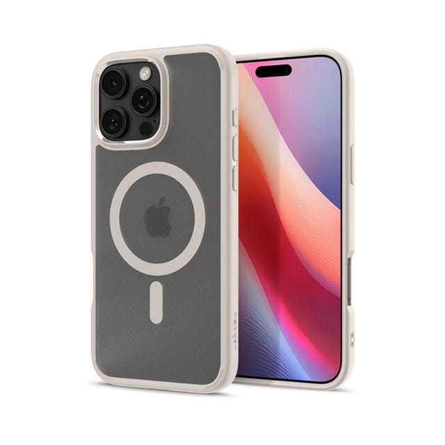 Spigen Ultra Hybrid MagSafe - frost natural titanium - iPhone 16 Pro Max