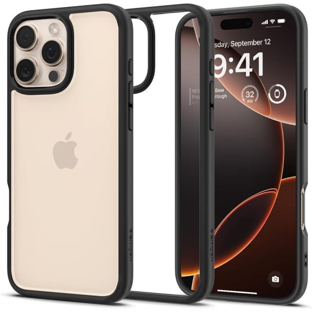 Spigen Ultra Hybrid - matte black - iPhone 16 Pro