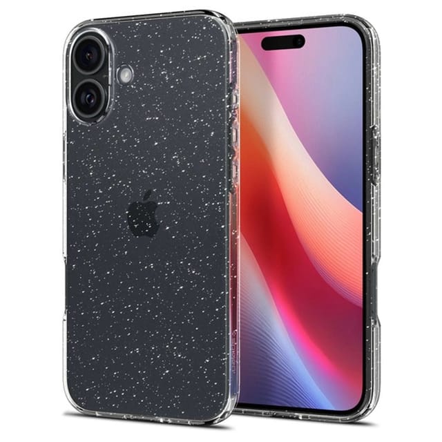 Spigen Liquid Crystal Glitter - crystal quartz - iPhone 16 Plus