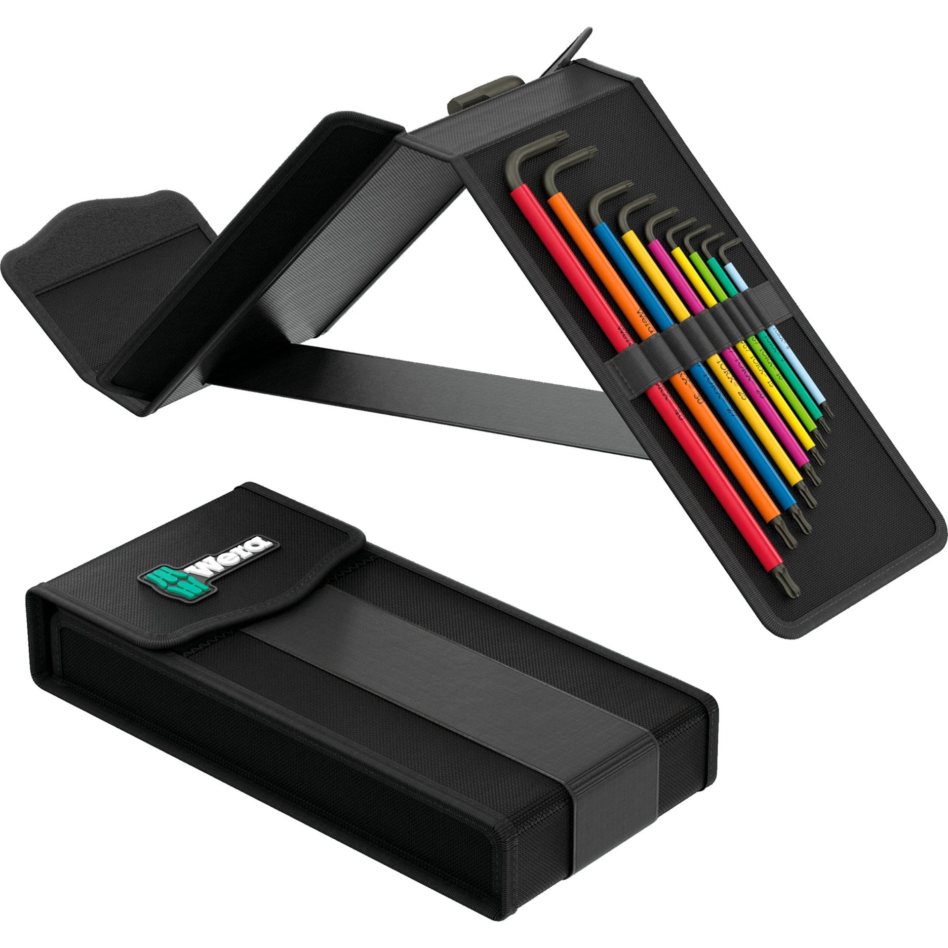 Big Pack Multicolour Winkelschlüssel Innensechskant (metrisch) / Sechsrund Set 1, Schraubendreher
