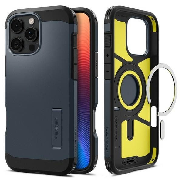Spigen Tough Armor MagSafe - metal slate - iPhone 16 Pro Max