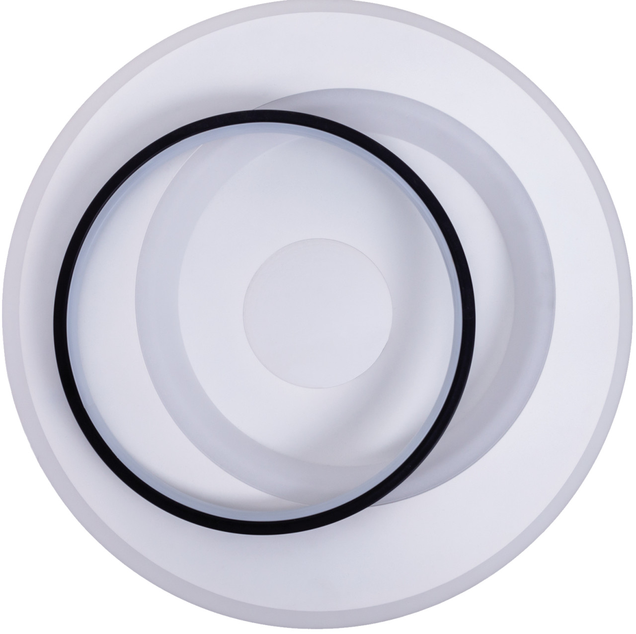 Light & More LED Deckenleuchte Lupin 3D-Effekt 40 W Metall warm-kaltweiß