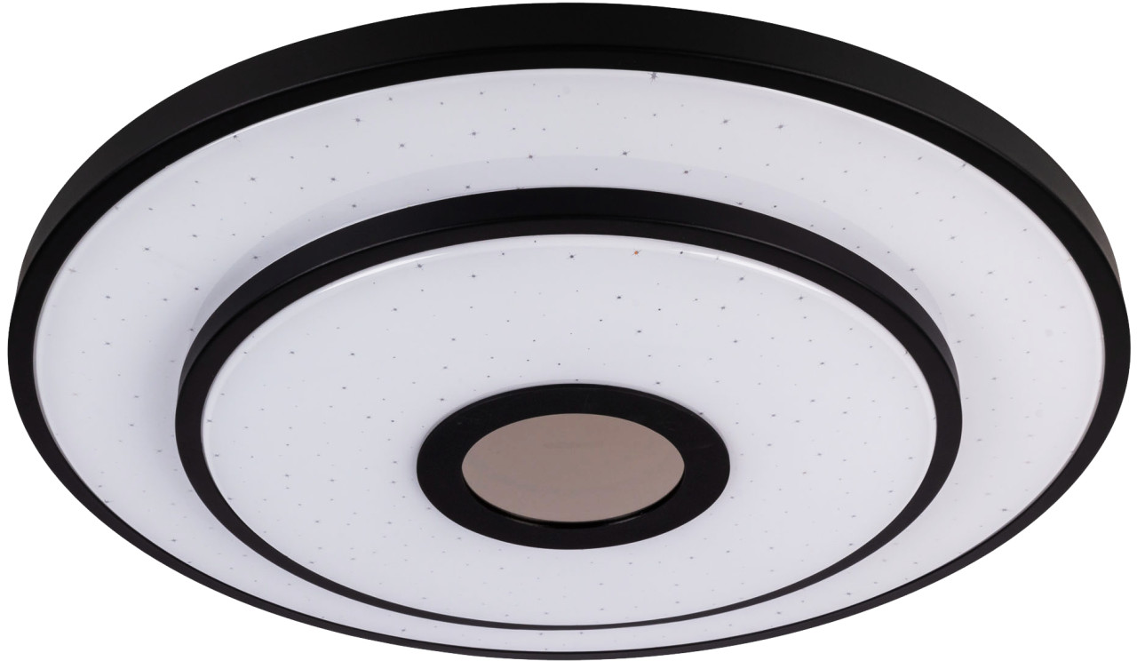 Light & More LED-Deckenleuchte weiß/schwarz Ø 50 x 7 cm warmweiß-kaltweiß dimmbar Bild 3