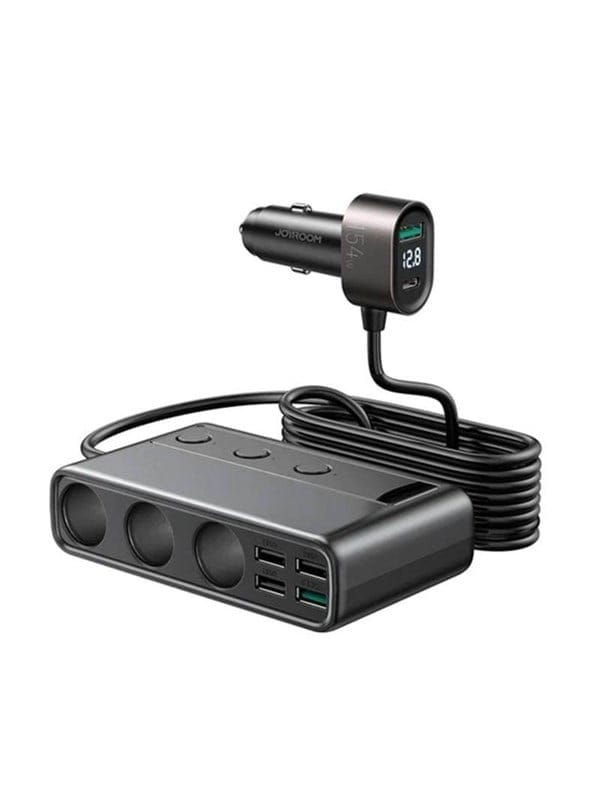 Joyroom Car charger JOYROOM JR-CL06 Multi-Port (black)
