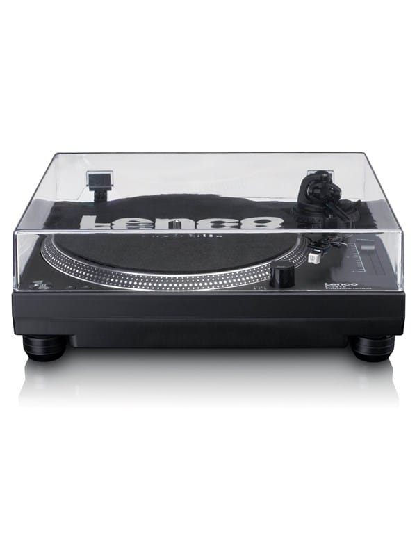 Lenco L-3818BK - Direct drive Record Player with USB/PC Encoding - Plattenspieler Schwarz