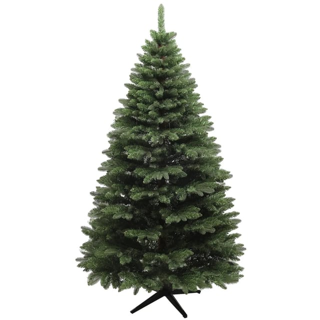 HOMCOM Weihnachtsbaum Kunststoff Stahl 120 x 180H cm