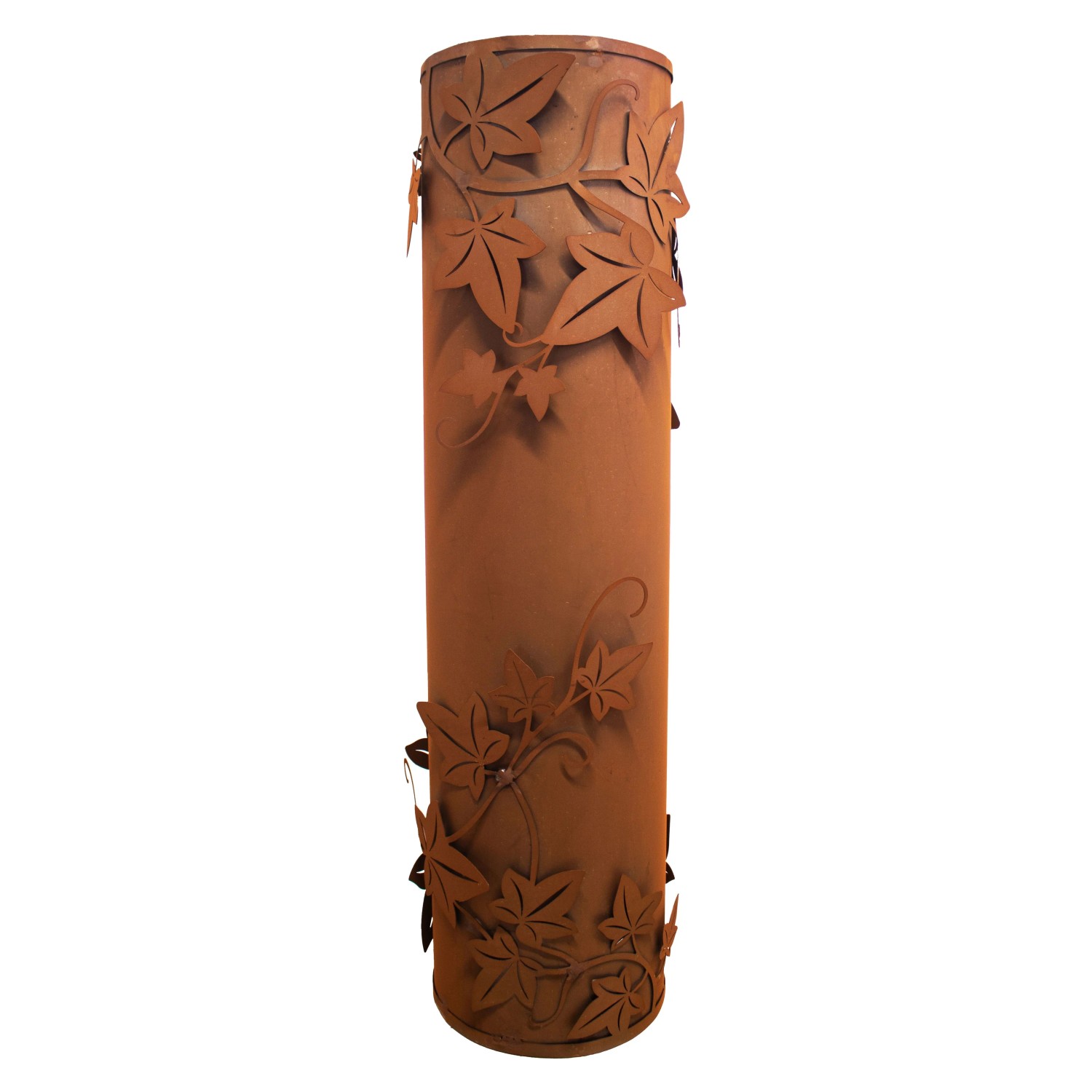 Ferrum Art Design Säule Efeu 100 cm x 26 cm Rostbraun