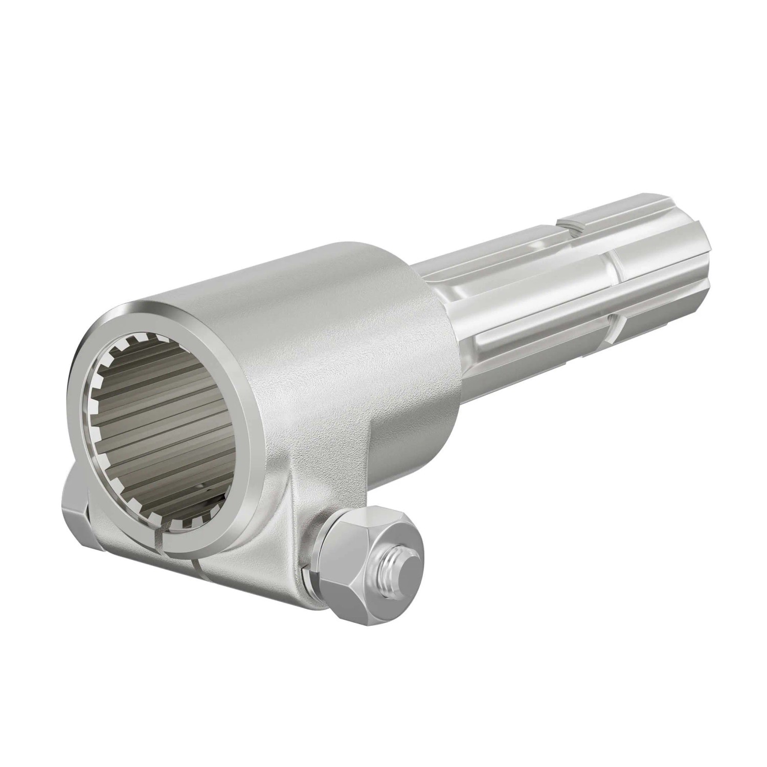 Wiltec Zapfwelle 160Mm Buchse Keilwellenaufnahme 1 3/8 Zoll Z21 Für Ausgangswelle 1 3/8 Zoll Z6