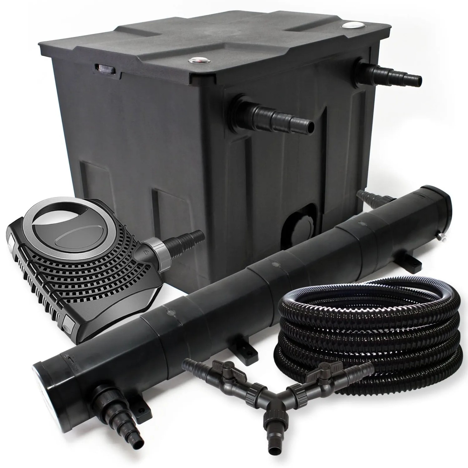 Sunsun Filter Set 12000L Teich 72W Teichklärer Neo8000 70W Pumpe 25M Schlauch