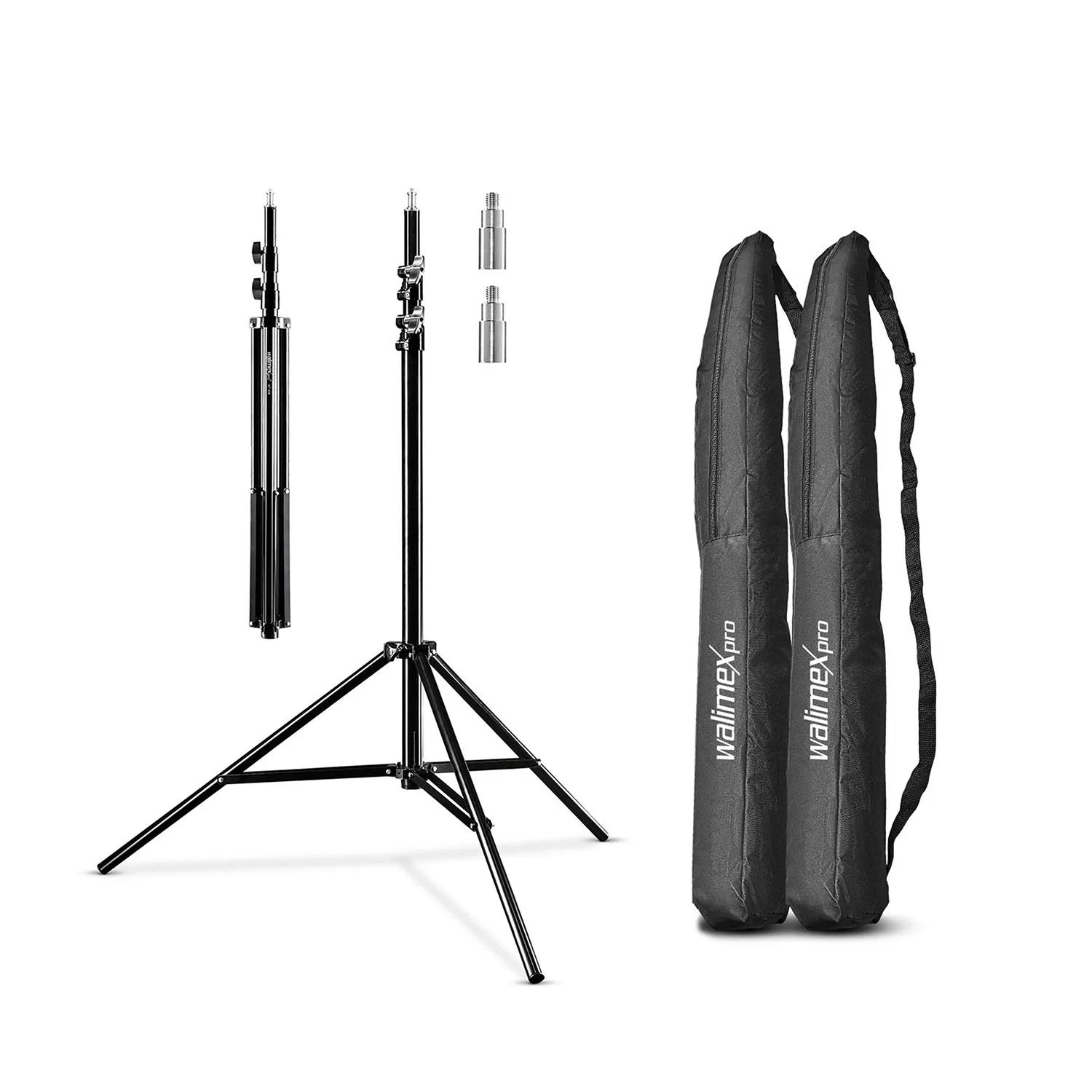 Walimex Pro Wt-806 Lampenstativ 256Cm 2Er Set Lichtstativ Fotostudio Blitzstativ