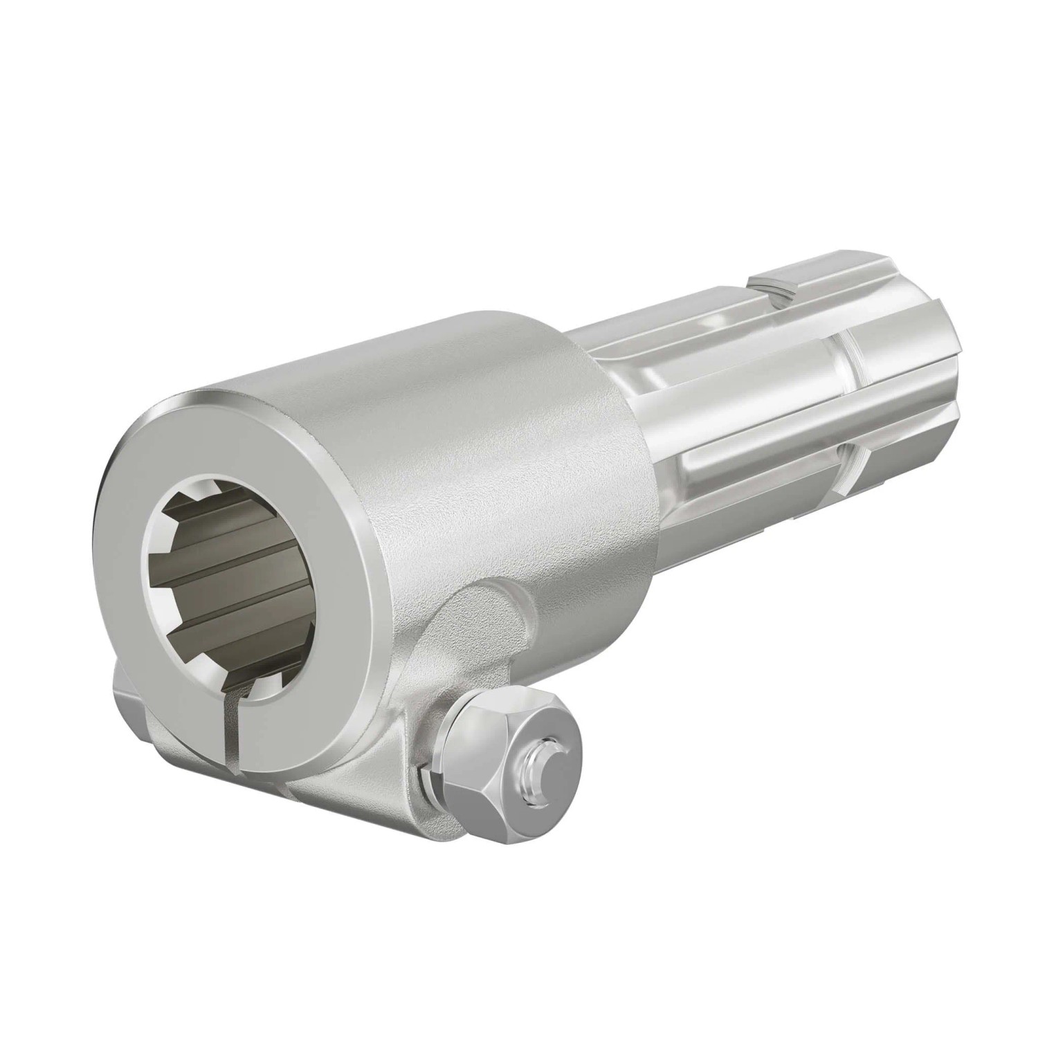 Wiltec Zapfwelle 175Mm Buchse Keilwellenaufnahme 8-32X38X6 Für Ausgangswelle 1 3/4 Zoll Z6