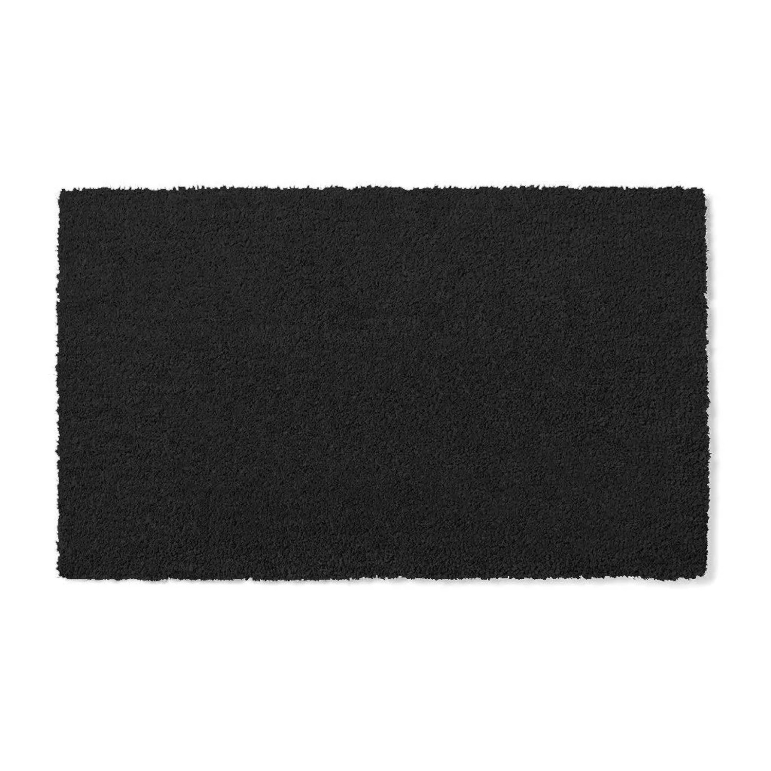HPFloor Kokosmatte Schwarz Fußmatte Fußabtreter Schmutzfangmatte Türmatte Fußabstreifer