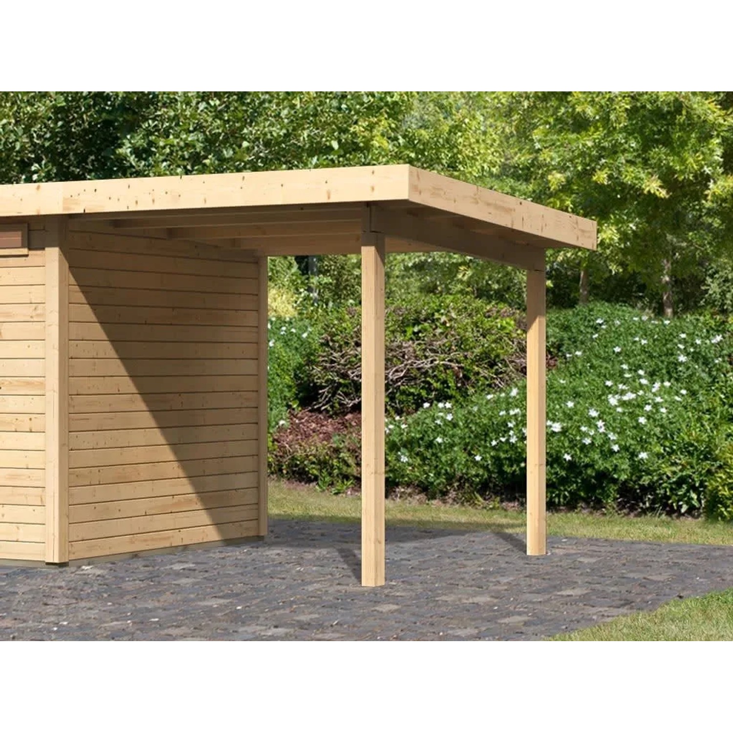 Karibu Anbaudach für Kulpin 6 28 Mm Naturbelassen