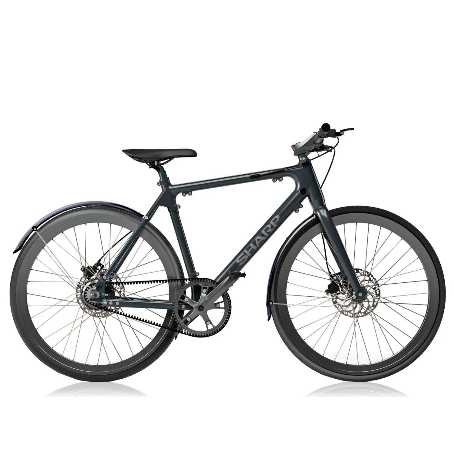 Sharp Milano BK-RS08-EB E-Bike 7 Ah 1-Gang Naked Bike Schwarz