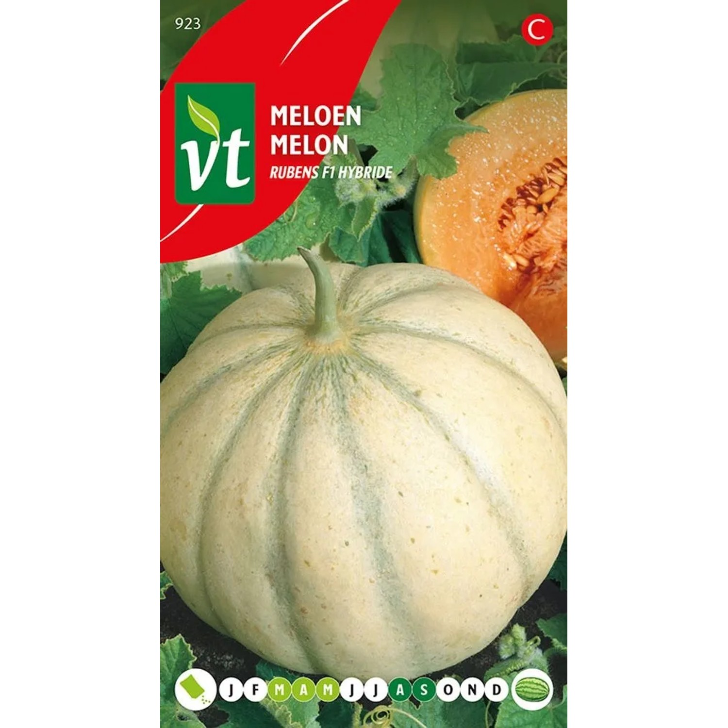 Melone Stellio F1 Hybrid Samen Circa 0,3 grSüßer und Saftiger Geschmack