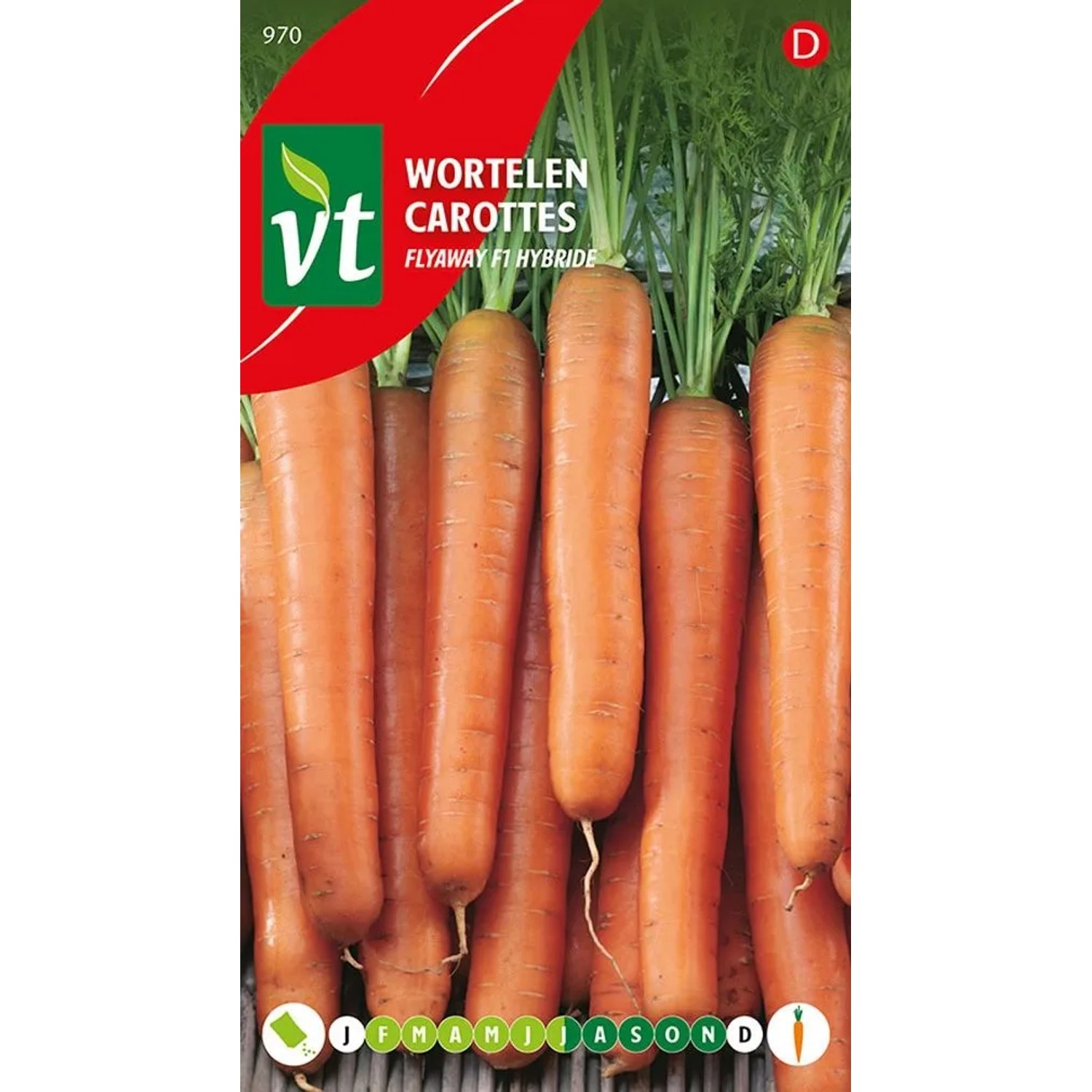 Möhren Flayaway F1 Hybrid Samen Circa 2 grSchnell Wachsend